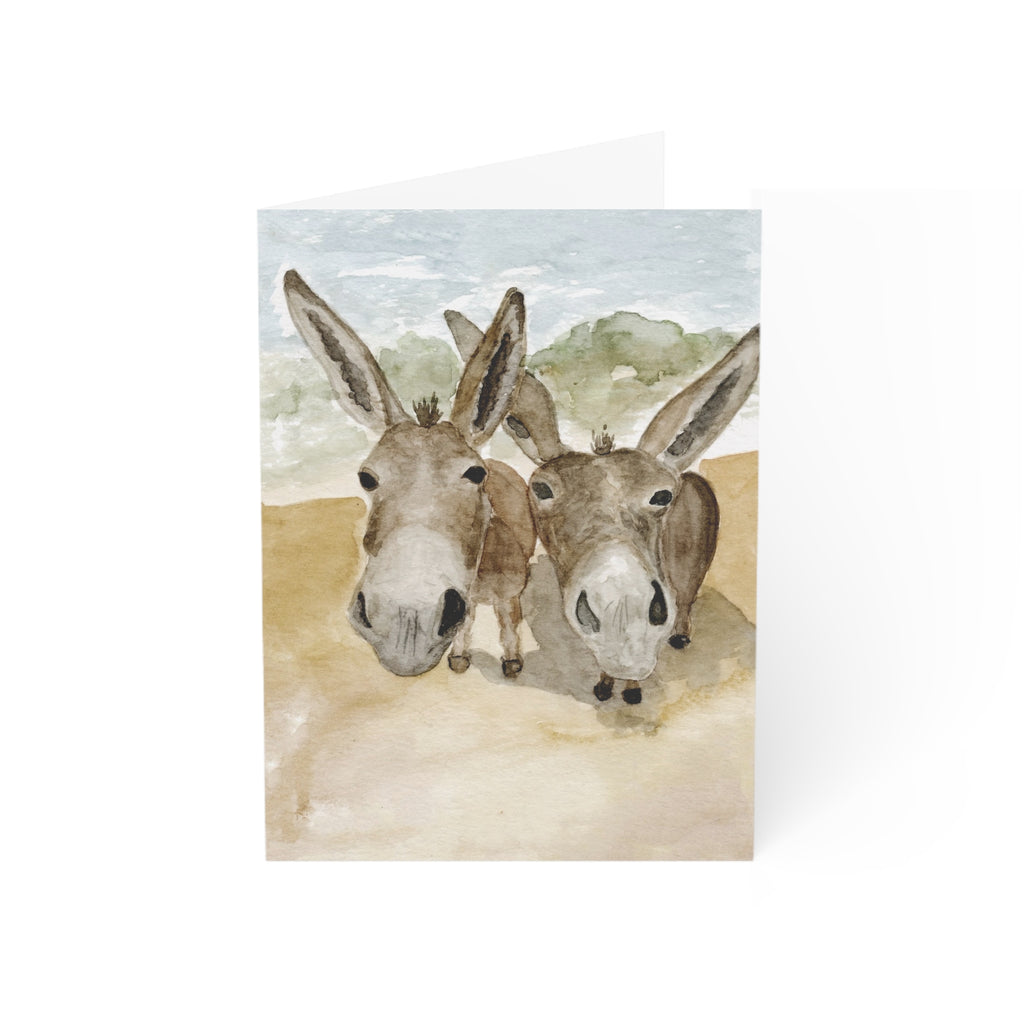 Wholesale The Donkeys –  Art Greeting Card