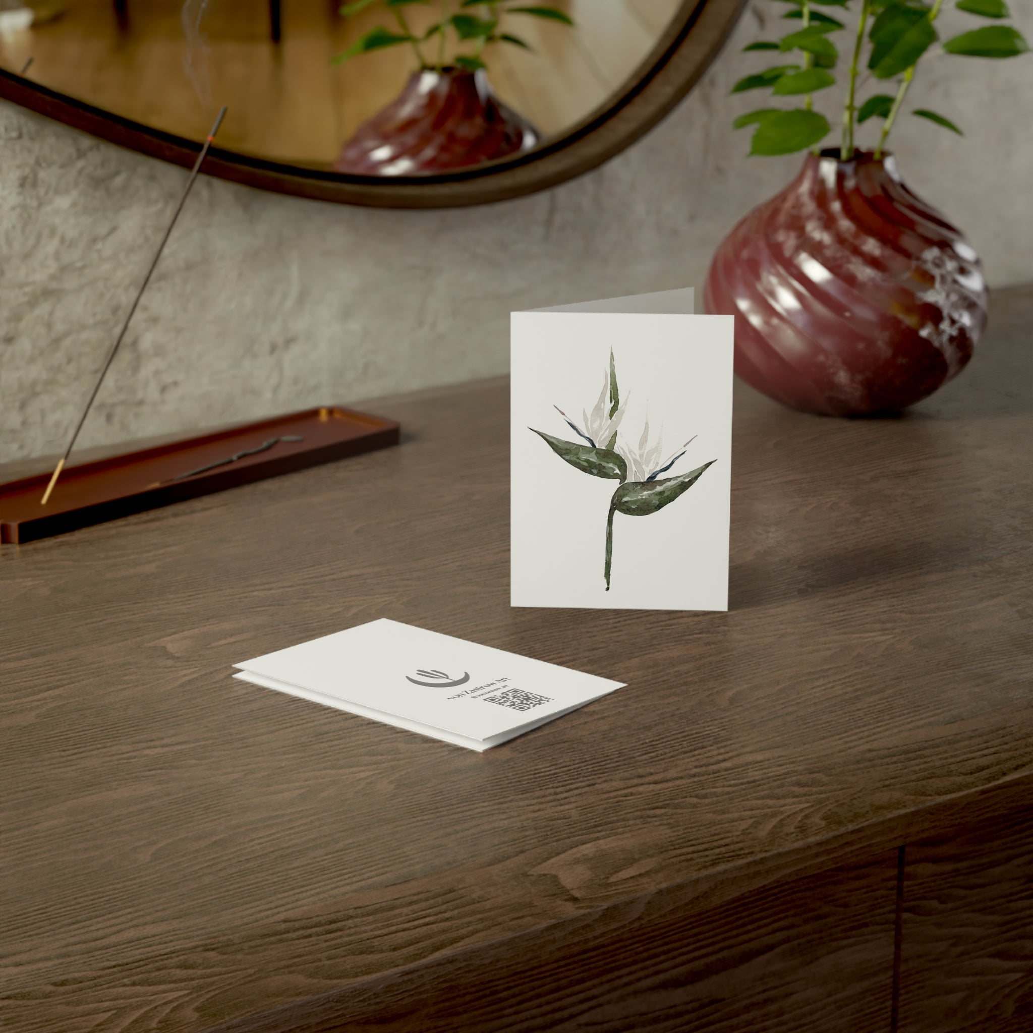 Birds of Paradise - Art Greeting Card
