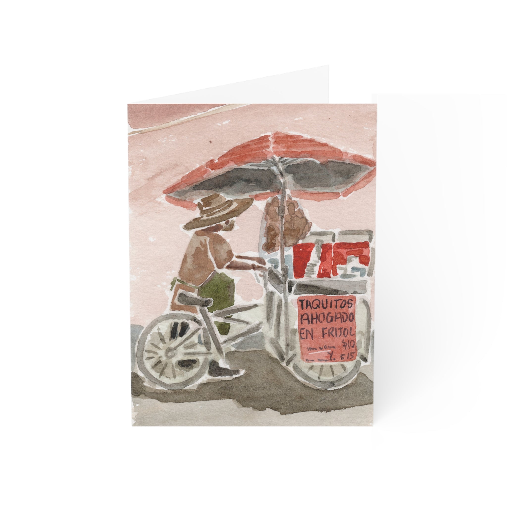 Wholesale Taquitos Cart - Art Greeting Card