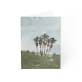 Palms and Birds - Art Greeting Card