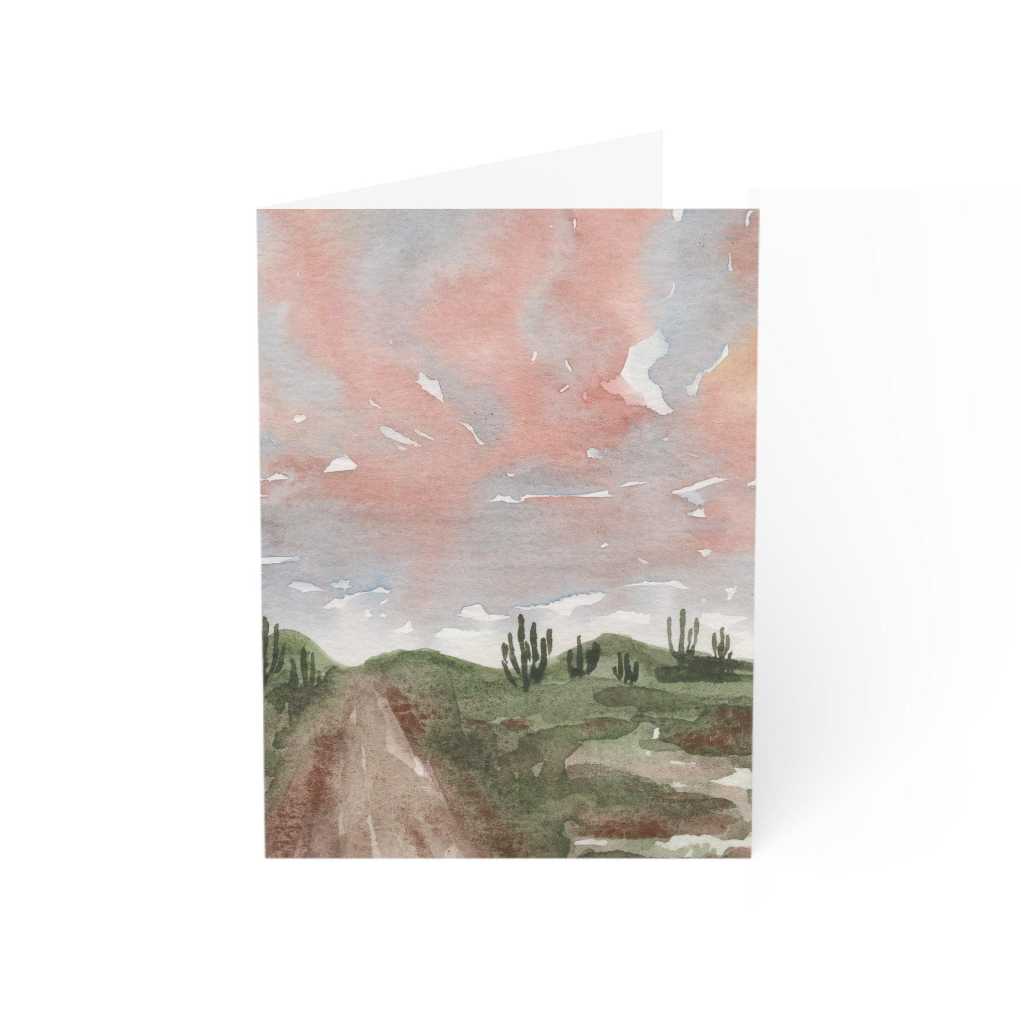 Wholesale Baja Cactus Road - Art Greeting Card