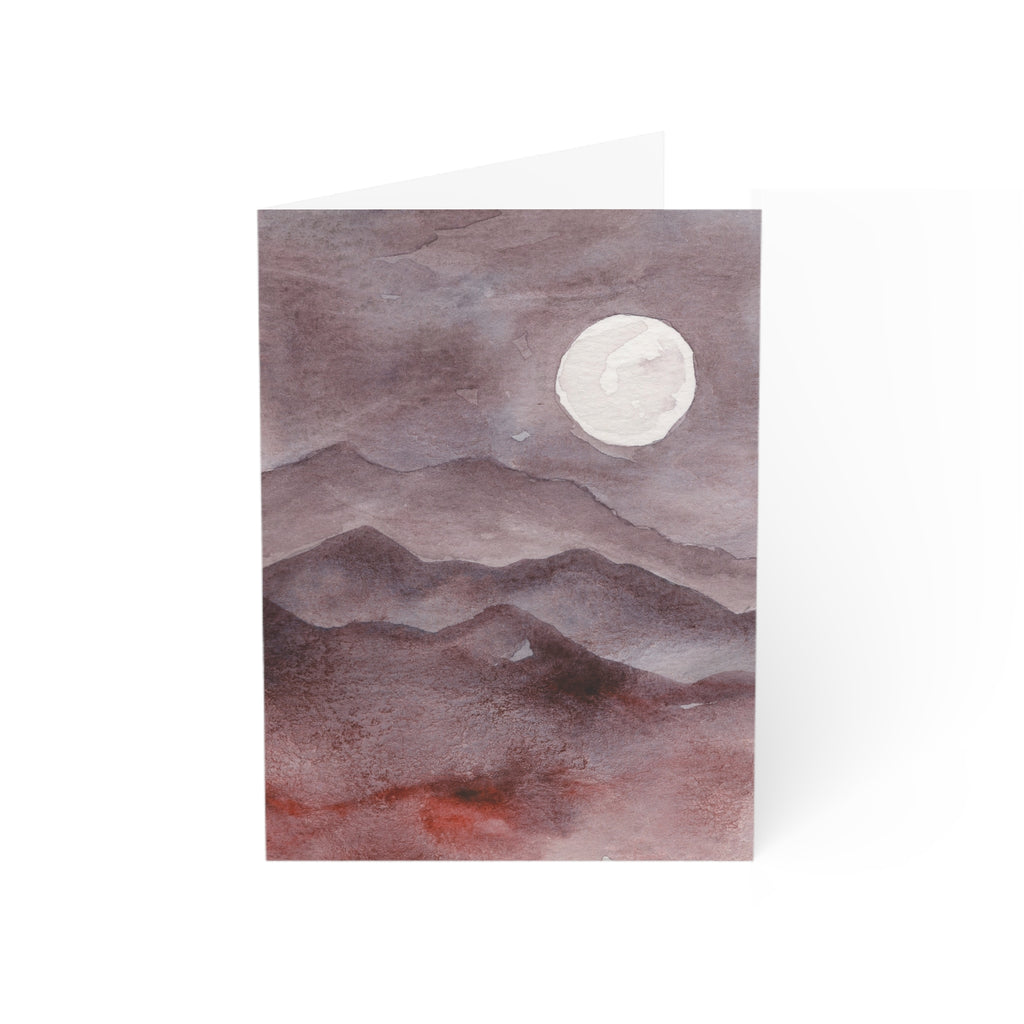 Wholesale Purple Moon - Art Greeting Card