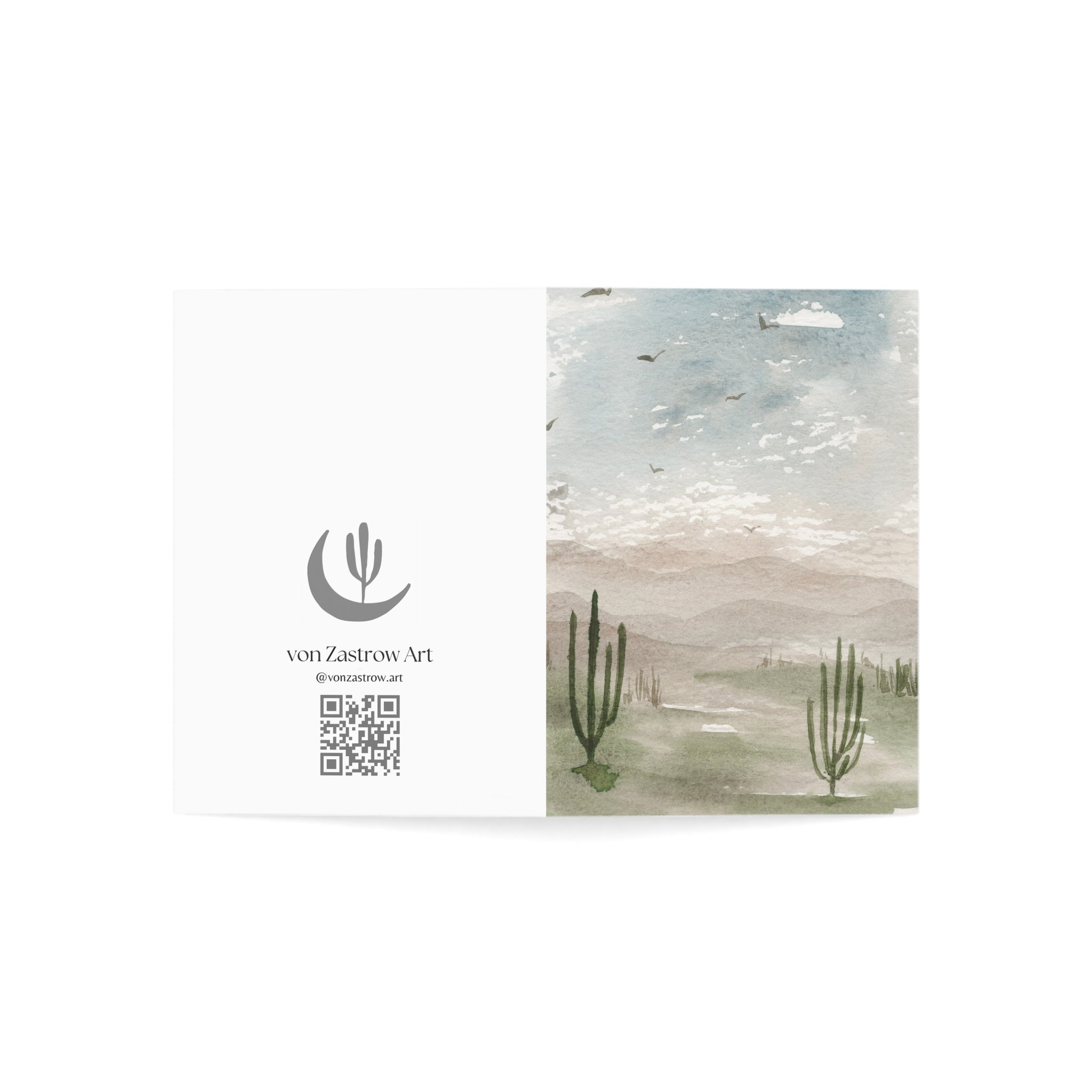 Desert Birds - Art Greeting Card