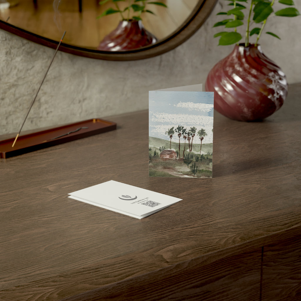 House of Palms - Art Greeting Card