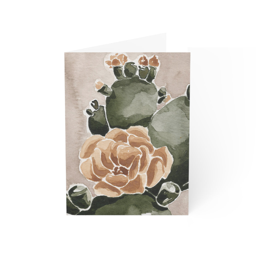 Wholesale Flowering Cactus - Art Greeting Card