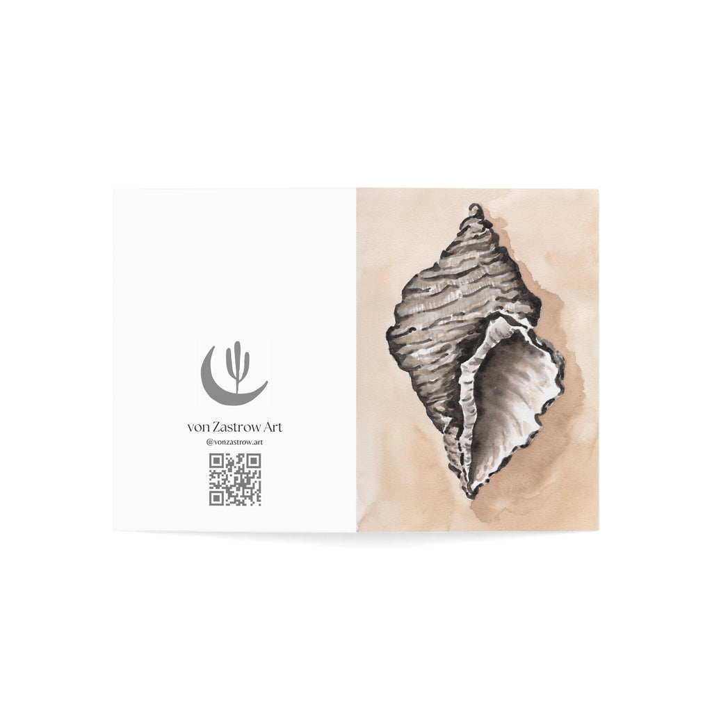 Conche shell - Art Greeting Card