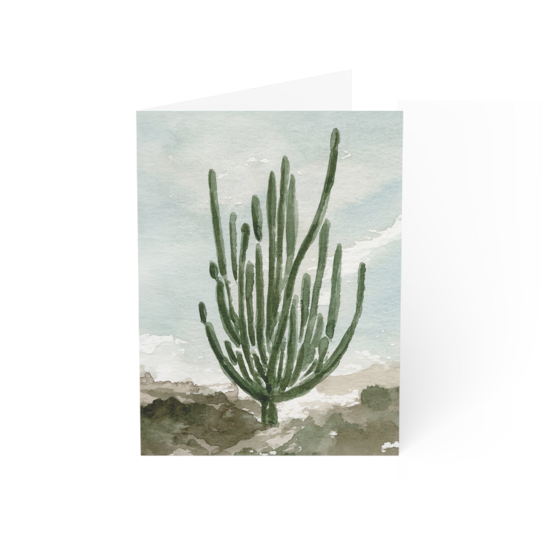 Cactus Twist - Art Greeting Card