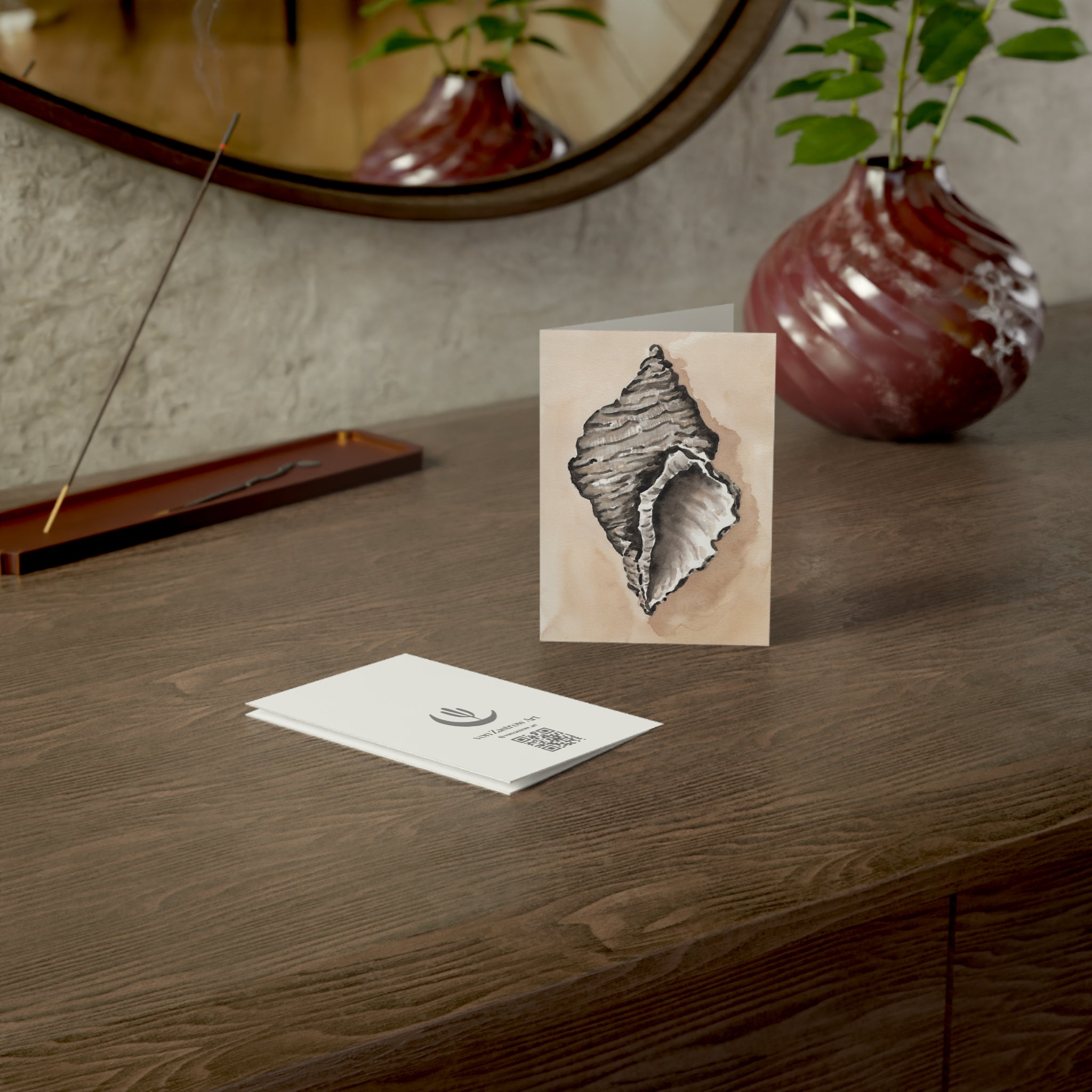 Wholesale Conche shell - Art Greeting Card
