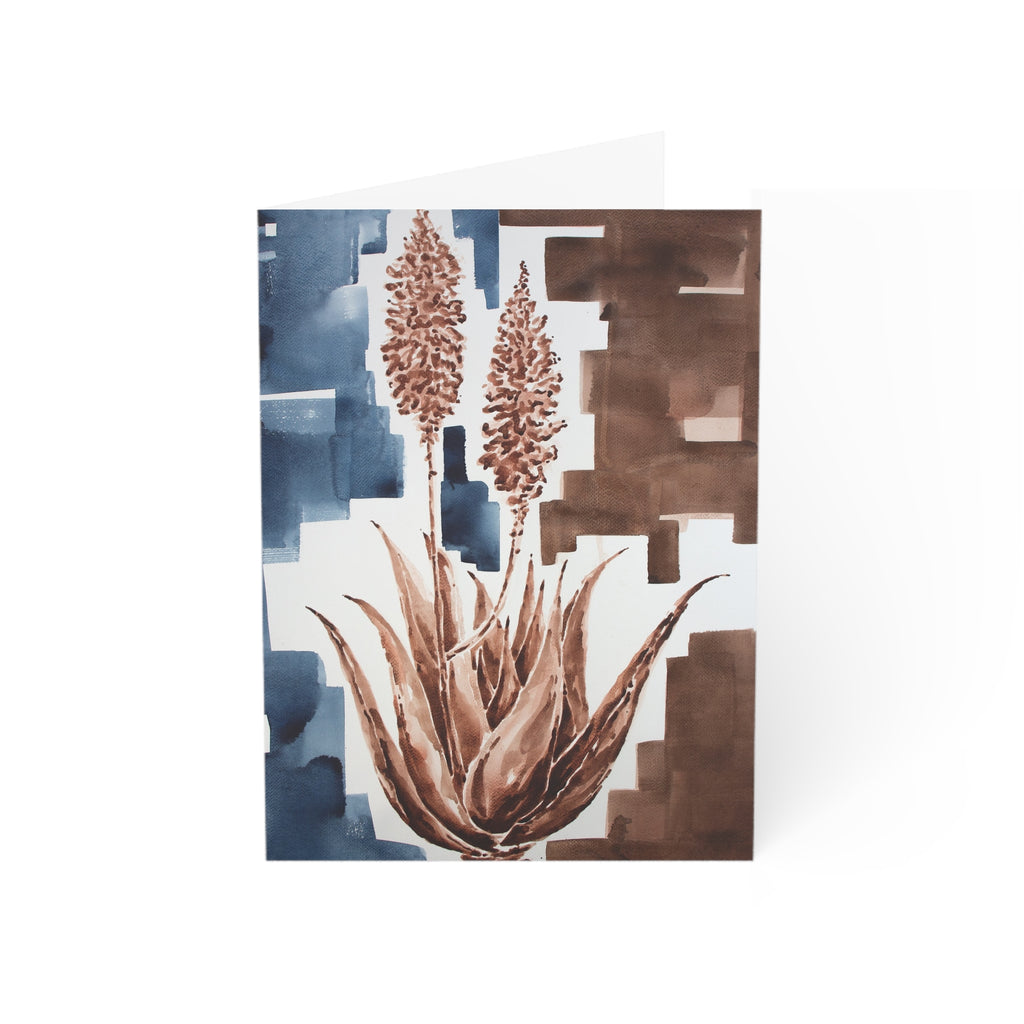 Wholesale Blooming Aloe Vera –  Art Greeting Card