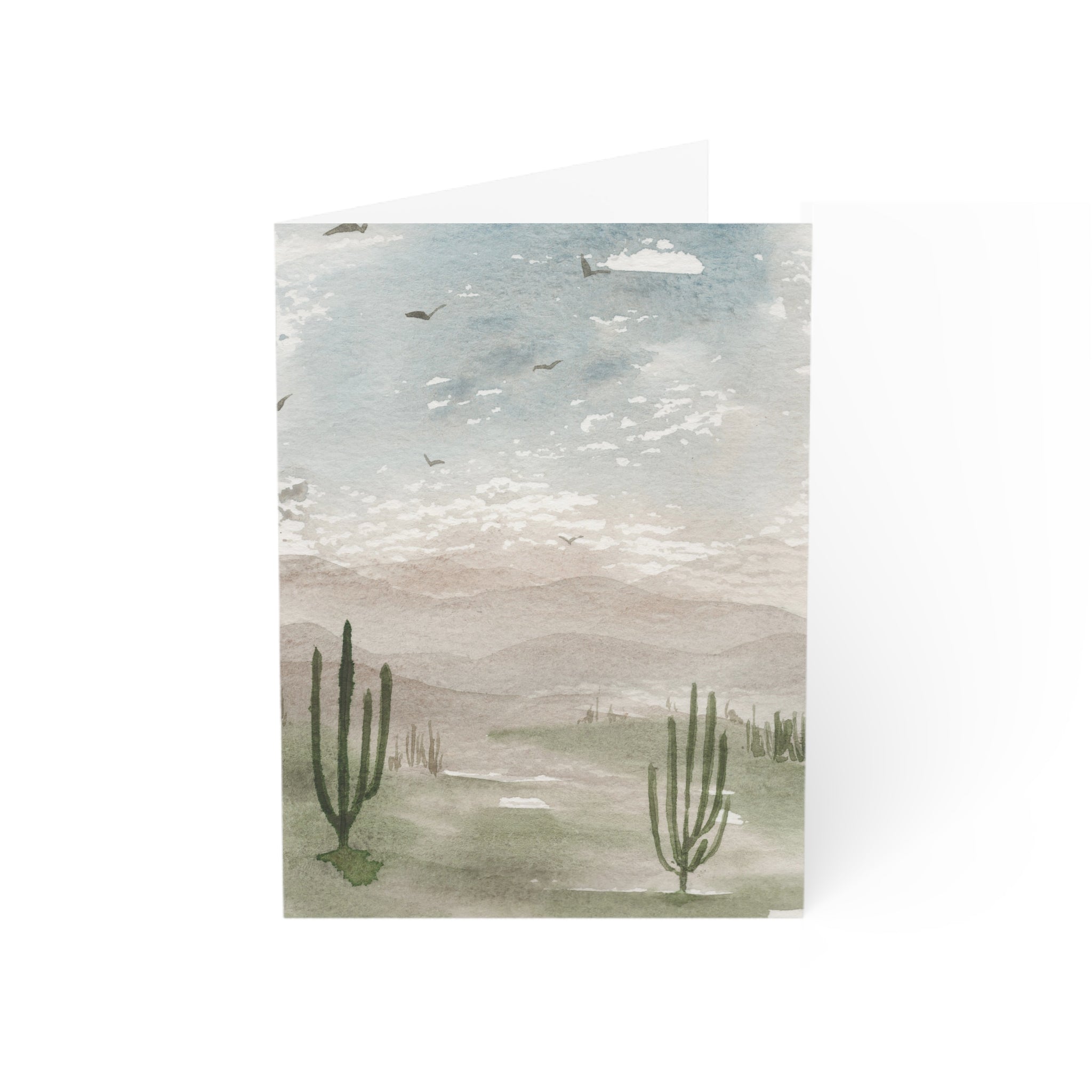 Desert Birds - Art Greeting Card