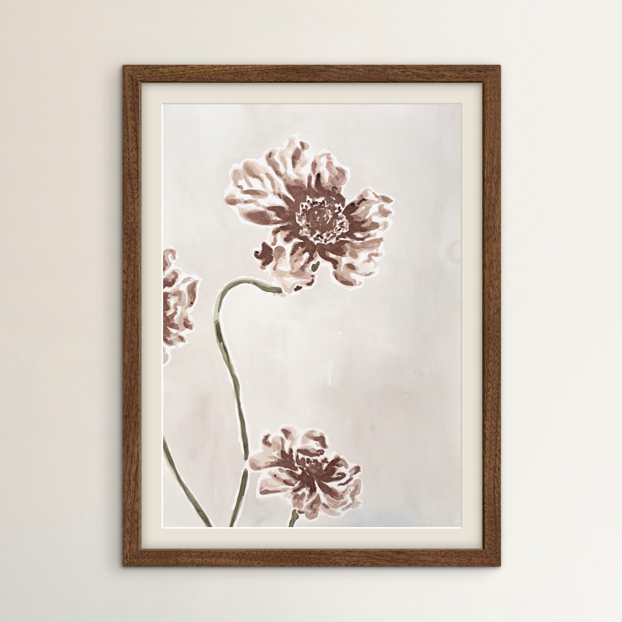 Poppies | Original Watercolor Painting