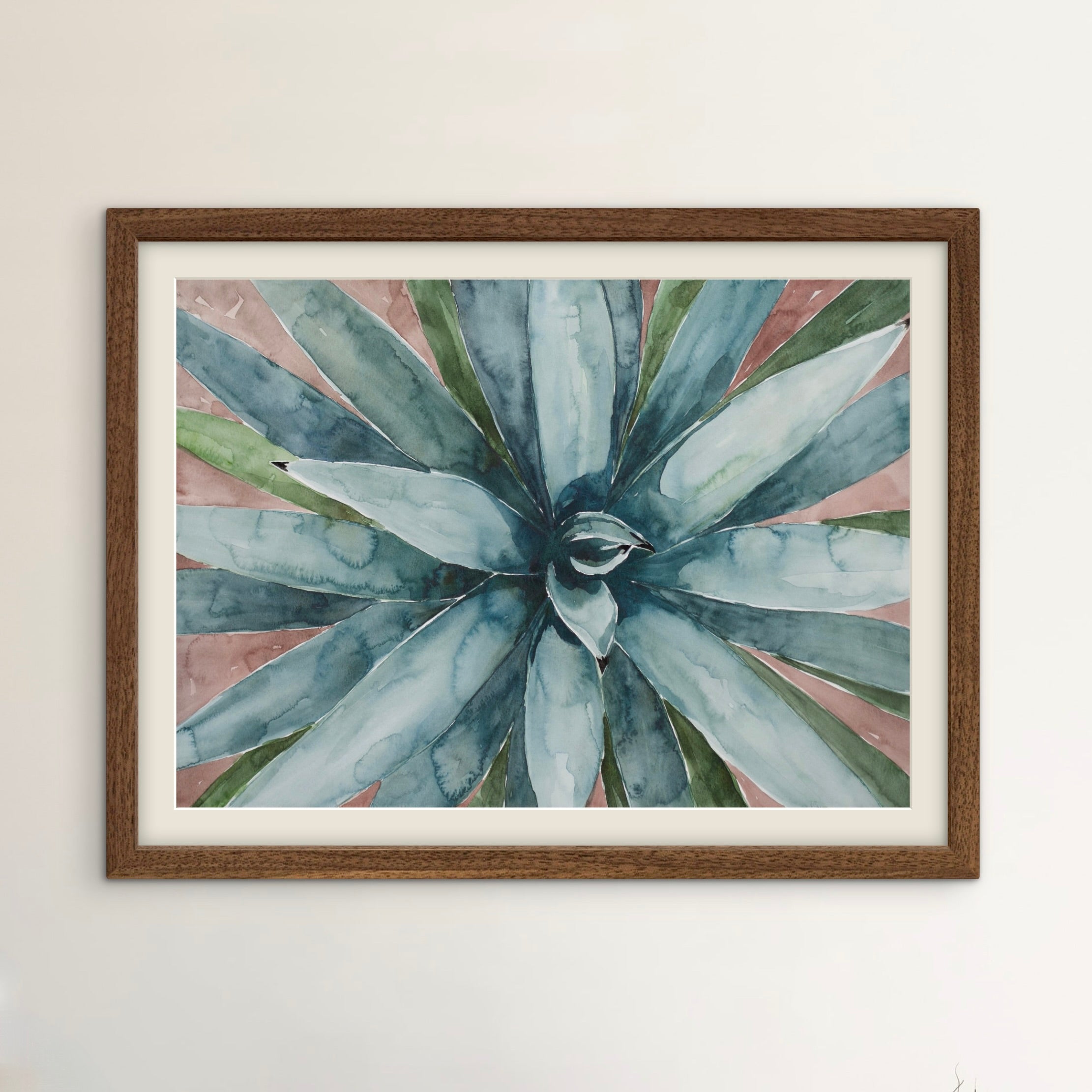 Colorful Agave | Original Watercolor Painting