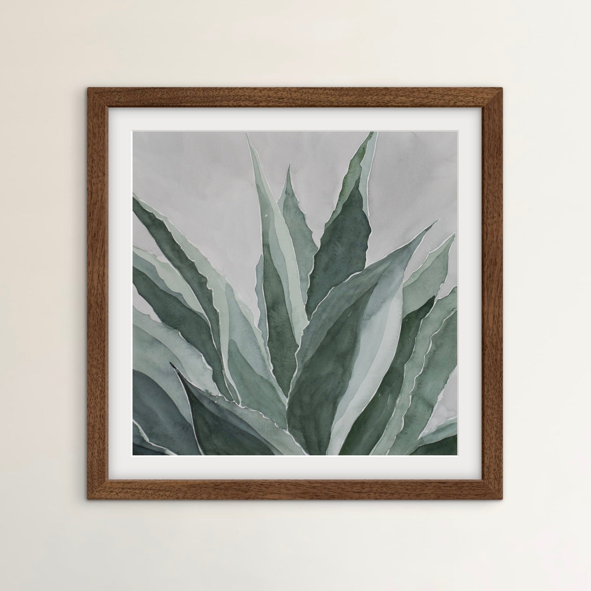 Blue Agave | Original Watercolor Painting