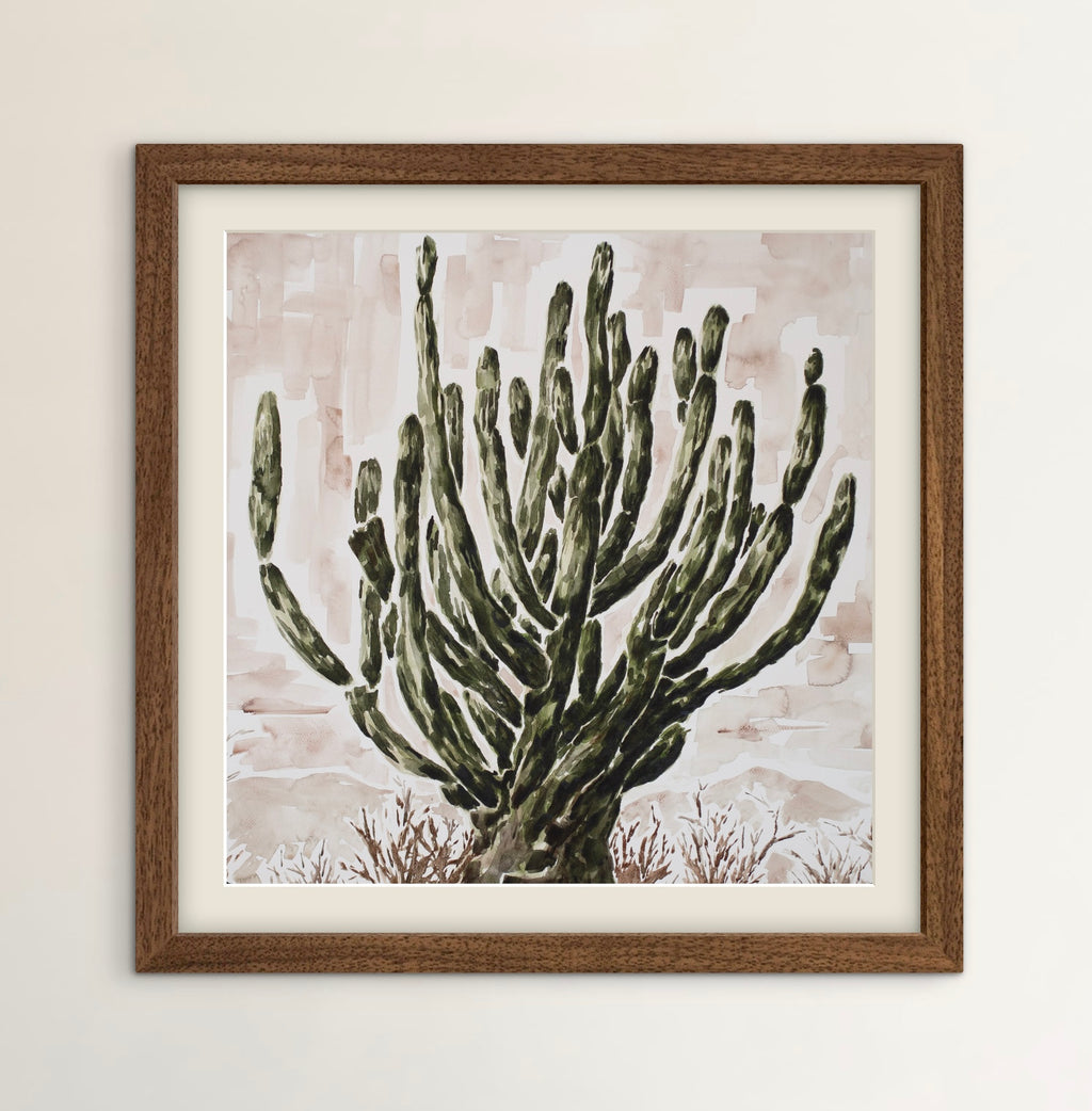 Cardón Cactus | Original Watercolor Painting