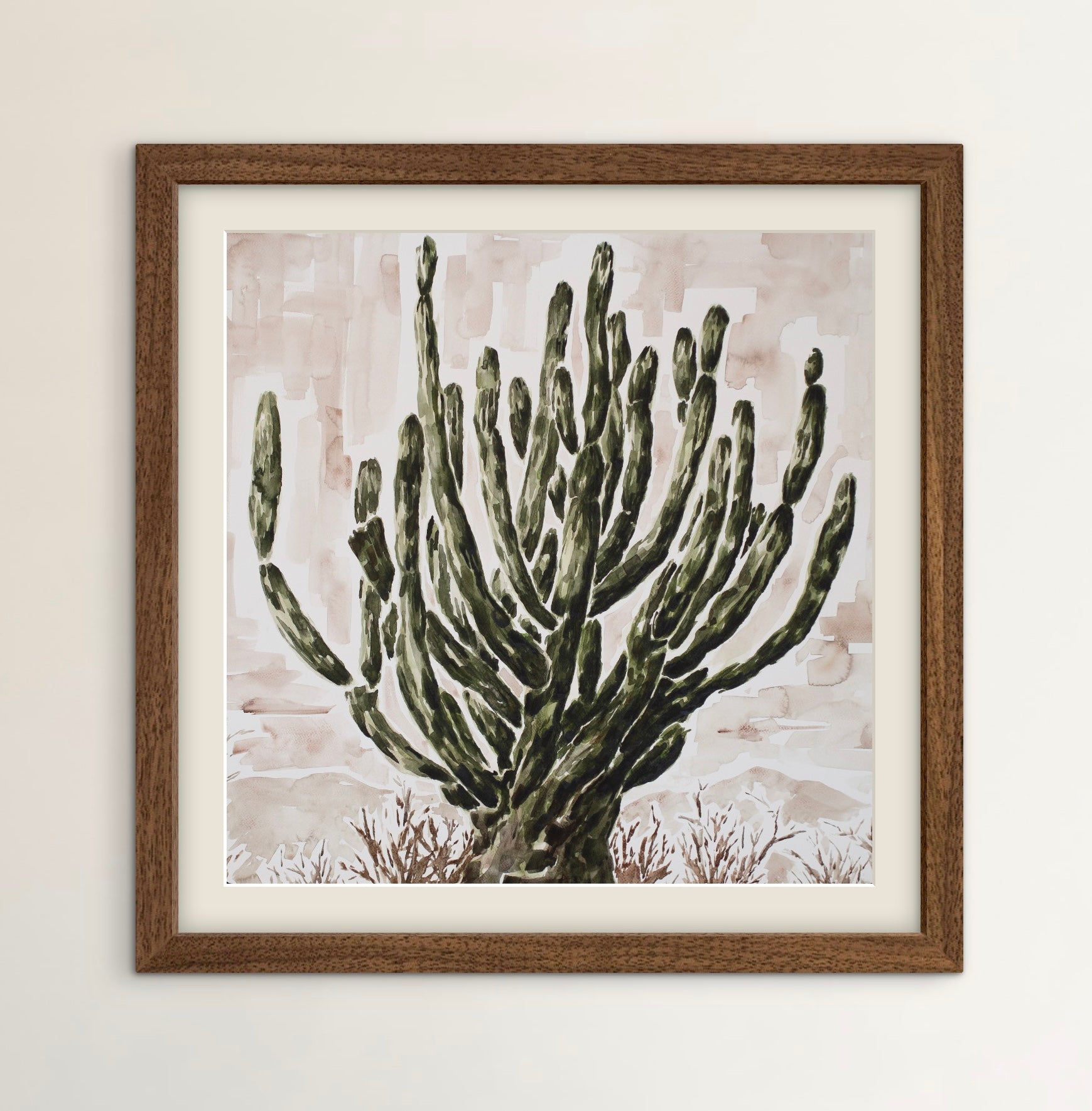 Cardón Cactus | Original Watercolor Painting