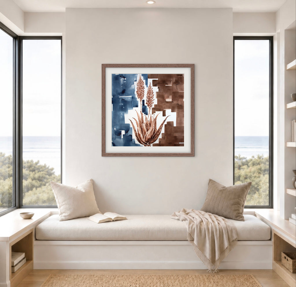 Blooming Aloe Vera | Original Watercolor Painting