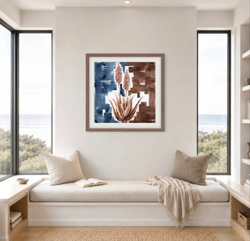 Blooming Aloe Vera | Original Watercolor Painting