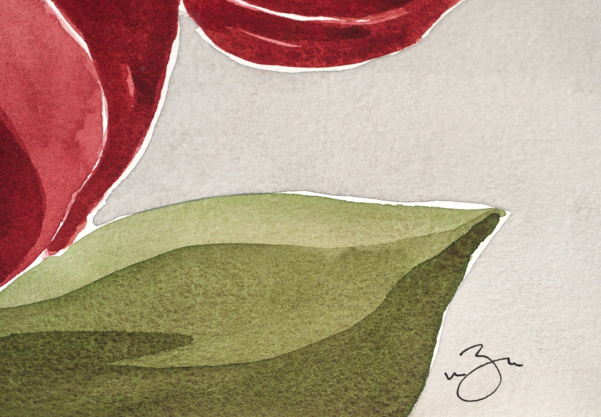 Red Bougainvillea | Original Watercolor Painting