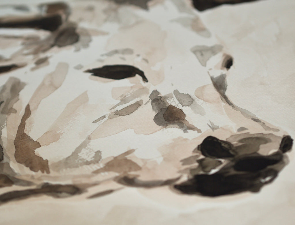 A couple of Cows | Original Watercolor Painting