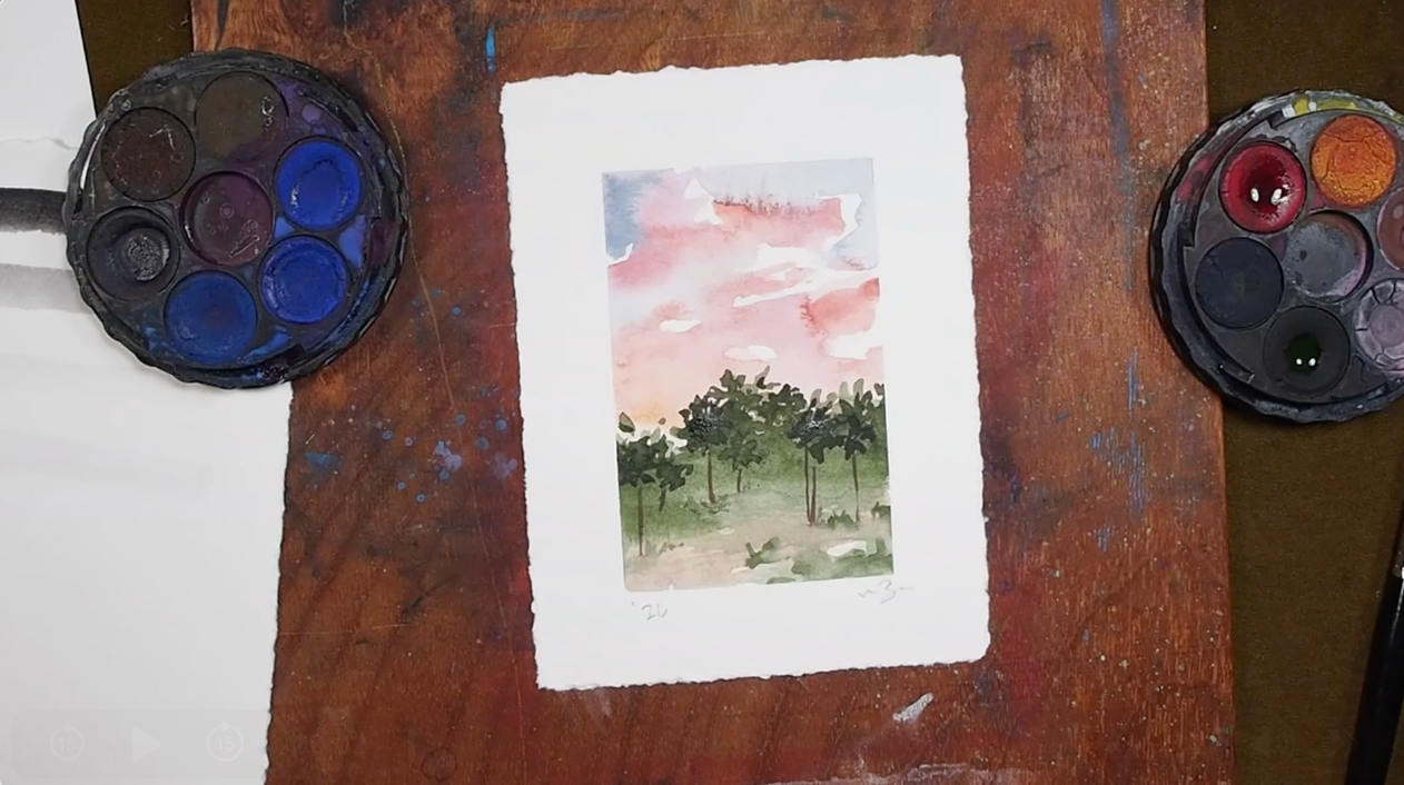 Online Watercolor Level 1 Course