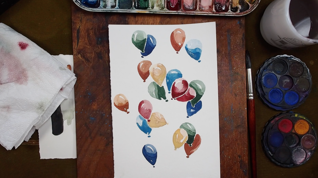 Online Watercolor Level 1 Course